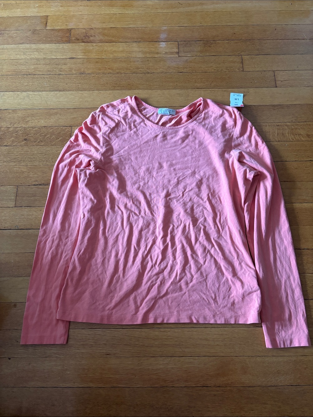 Casual Corner Pink Long Sleeve Tee